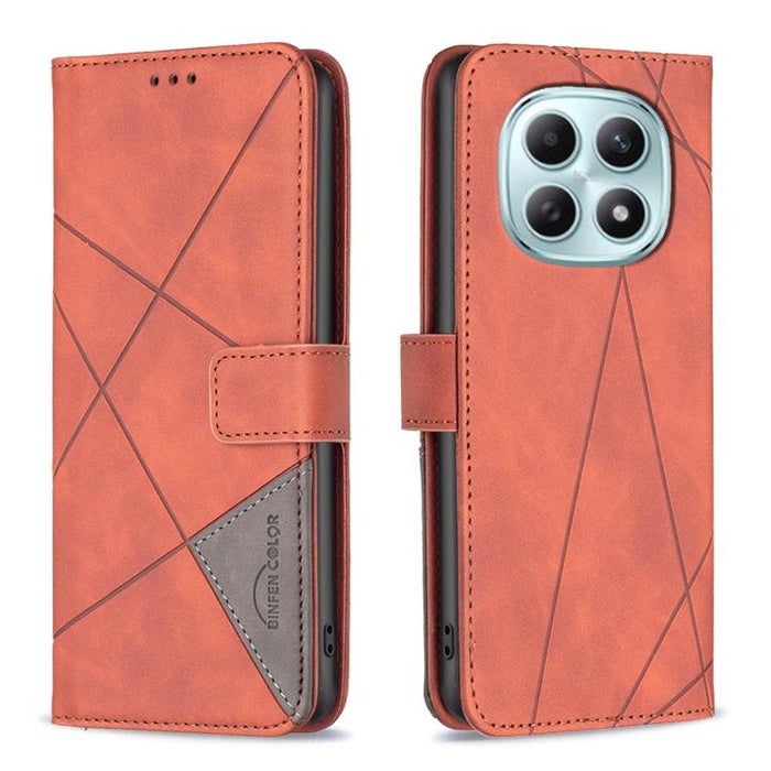 Funda de cuero para teléfono con textura de rombos y hebilla magnética, For Redmi K90 Max 5G, For Redmi A7 Pro 171mm / Poco C85x 5G, For Redmi 15a 5G, For Redmi Tubo 5 Max / Poco X8 Pro Max, For Redmi Tubo 5 / Poco X8 Pro 5G                            ...