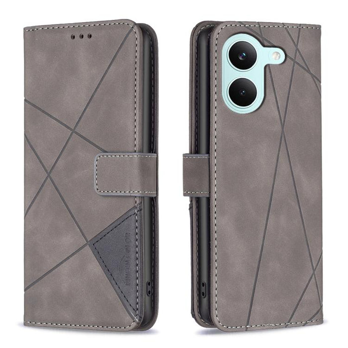 Funda de cuero para teléfono con textura de rombos y hebilla magnética, For Redmi K90 Max 5G, For Redmi A7 Pro 171mm / Poco C85x 5G, For Redmi 15a 5G, For Redmi Tubo 5 Max / Poco X8 Pro Max, For Redmi Tubo 5 / Poco X8 Pro 5G                            ...
