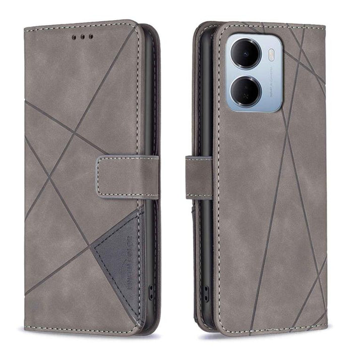 Funda de cuero para teléfono con textura de rombos y hebilla magnética, For Redmi K90 Max 5G, For Redmi A7 Pro 171mm / Poco C85x 5G, For Redmi 15a 5G, For Redmi Tubo 5 Max / Poco X8 Pro Max, For Redmi Tubo 5 / Poco X8 Pro 5G                            ...