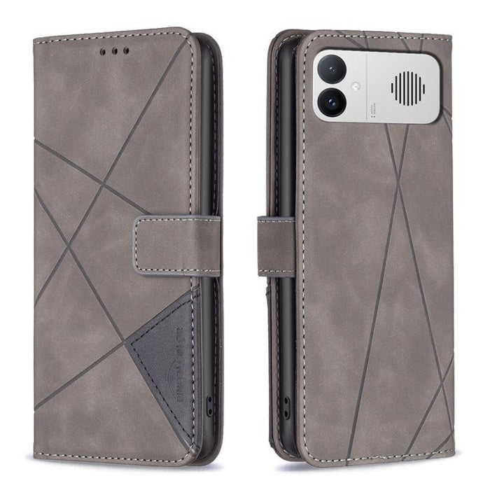 Funda de cuero para teléfono con textura de rombos y hebilla magnética, For Redmi K90 Max 5G, For Redmi A7 Pro 171mm / Poco C85x 5G, For Redmi 15a 5G, For Redmi Tubo 5 Max / Poco X8 Pro Max, For Redmi Tubo 5 / Poco X8 Pro 5G                            ...
