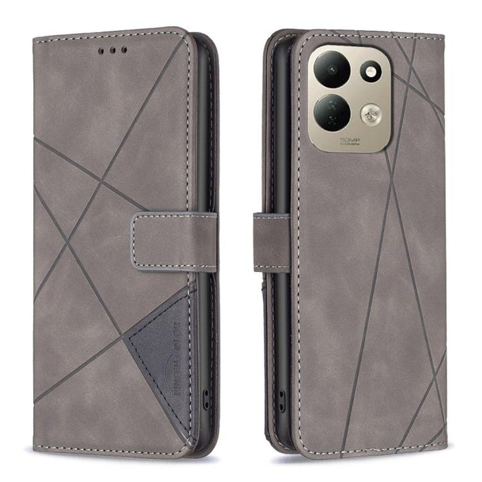 Funda de cuero para teléfono con textura de rombos y hebilla magnética, For Redmi K90 Max 5G, For Redmi A7 Pro 171mm / Poco C85x 5G, For Redmi 15a 5G, For Redmi Tubo 5 Max / Poco X8 Pro Max, For Redmi Tubo 5 / Poco X8 Pro 5G                            ...