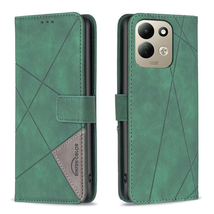 Funda de cuero para teléfono con textura de rombos y hebilla magnética, For Redmi K90 Max 5G, For Redmi A7 Pro 171mm / Poco C85x 5G, For Redmi 15a 5G, For Redmi Tubo 5 Max / Poco X8 Pro Max, For Redmi Tubo 5 / Poco X8 Pro 5G                            ...
