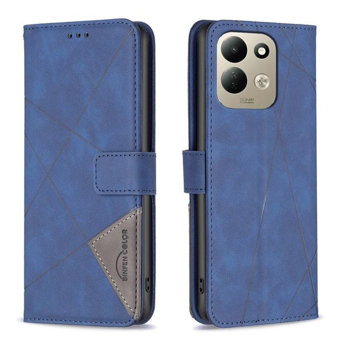Funda de cuero para teléfono con textura de rombos y hebilla magnética, For Redmi K90 Max 5G, For Redmi A7 Pro 171mm / Poco C85x 5G, For Redmi 15a 5G, For Redmi Tubo 5 Max / Poco X8 Pro Max, For Redmi Tubo 5 / Poco X8 Pro 5G                            ...