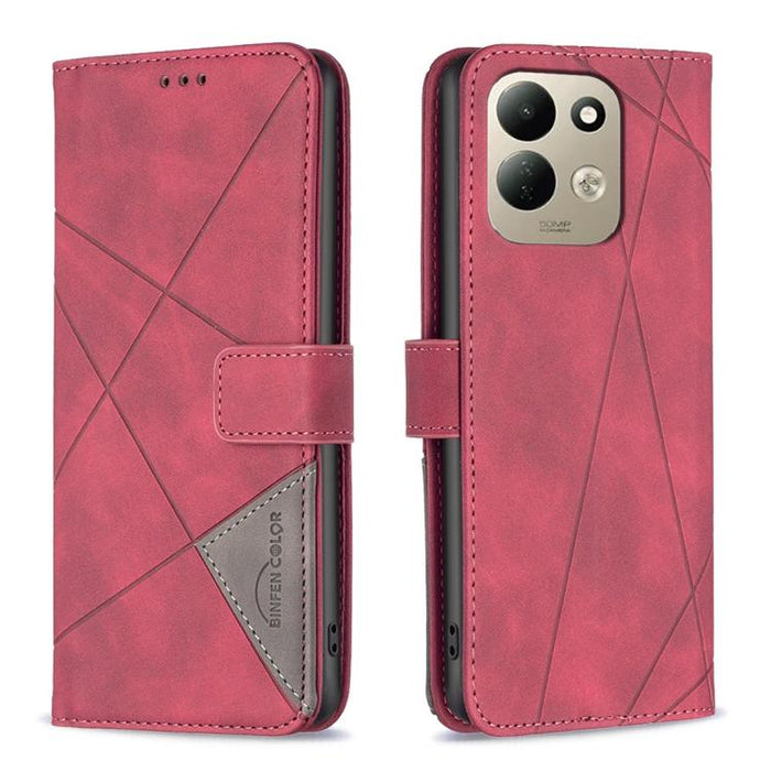Funda de cuero para teléfono con textura de rombos y hebilla magnética, For Redmi K90 Max 5G, For Redmi A7 Pro 171mm / Poco C85x 5G, For Redmi 15a 5G, For Redmi Tubo 5 Max / Poco X8 Pro Max, For Redmi Tubo 5 / Poco X8 Pro 5G                            ...
