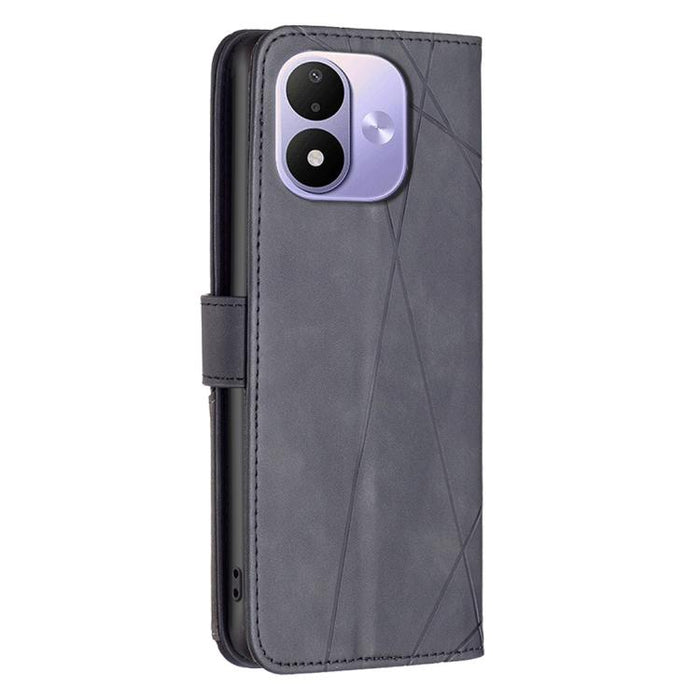 Funda de cuero para teléfono con textura de rombos y hebilla magnética, For Redmi K90 Max 5G, For Redmi A7 Pro 171mm / Poco C85x 5G, For Redmi 15a 5G, For Redmi Tubo 5 Max / Poco X8 Pro Max, For Redmi Tubo 5 / Poco X8 Pro 5G                            ...