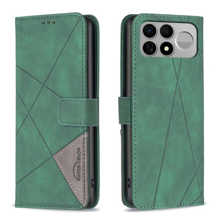 Funda de cuero para teléfono con textura de rombos y hebilla magnética, For Redmi K90 Max 5G, For Redmi A7 Pro 171mm / Poco C85x 5G, For Redmi 15a 5G, For Redmi Tubo 5 Max / Poco X8 Pro Max, For Redmi Tubo 5 / Poco X8 Pro 5G                            ...