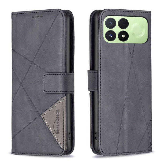 Funda de cuero para teléfono con textura de rombos y hebilla magnética, For Redmi K90 Max 5G, For Redmi A7 Pro 171mm / Poco C85x 5G, For Redmi 15a 5G, For Redmi Tubo 5 Max / Poco X8 Pro Max, For Redmi Tubo 5 / Poco X8 Pro 5G                            ...