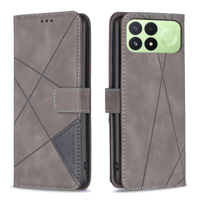 Funda de cuero para teléfono con textura de rombos y hebilla magnética, For Redmi K90 Max 5G, For Redmi A7 Pro 171mm / Poco C85x 5G, For Redmi 15a 5G, For Redmi Tubo 5 Max / Poco X8 Pro Max, For Redmi Tubo 5 / Poco X8 Pro 5G                            ...