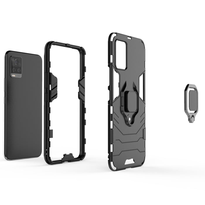 Funda protectora anticaída PC + TPU con soporte para anillo, For Vivo S7 5G, For Xiaomi Mi 10 Lite 5G