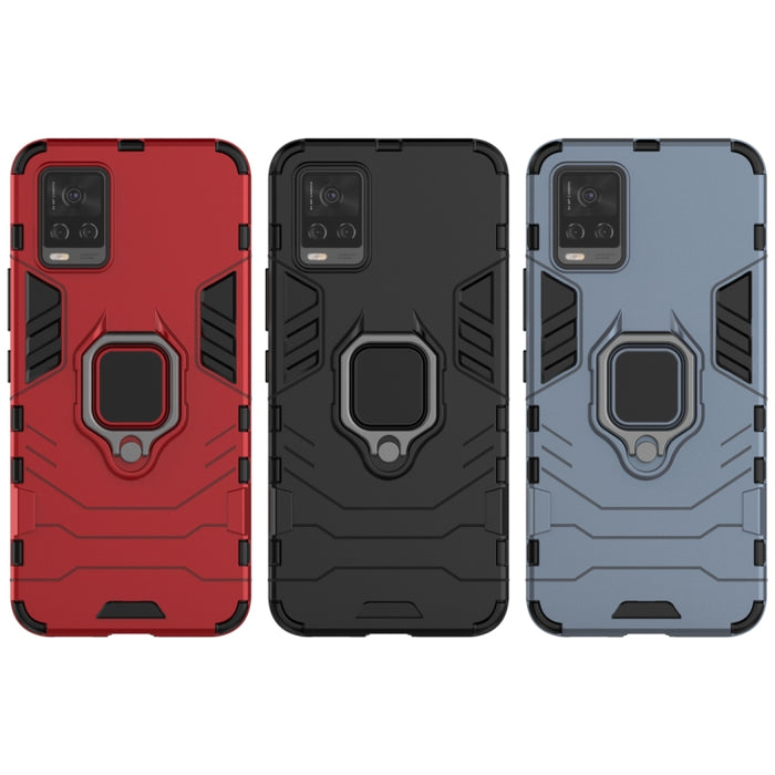 Funda protectora anticaída PC + TPU con soporte para anillo, For Vivo S7 5G, For Xiaomi Mi 10 Lite 5G