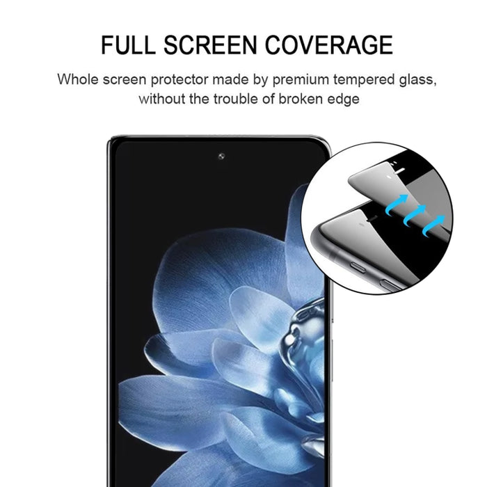 Película de vidrio templado protectora de pantalla de cobertura total con pegamento completo, For Xiaomi Mix Fold 4