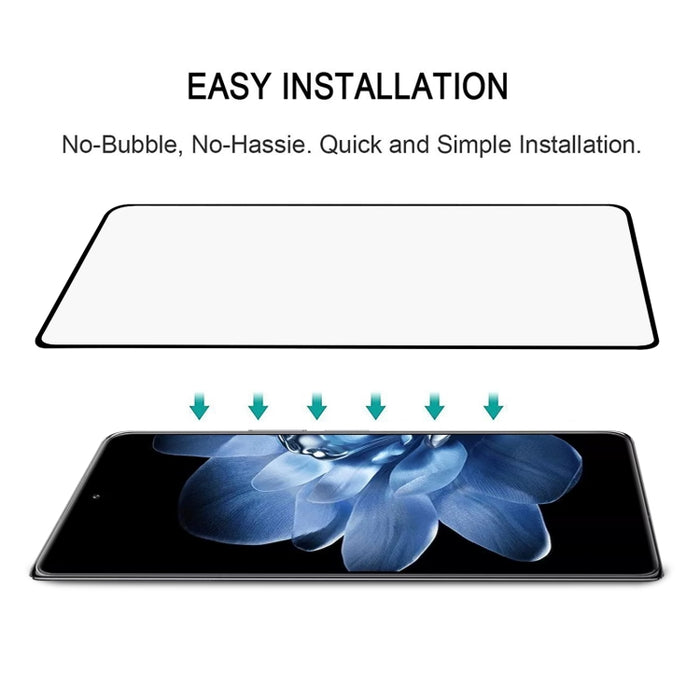 Película de vidrio templado protectora de pantalla de cobertura total con pegamento completo, For Xiaomi Mix Fold 4