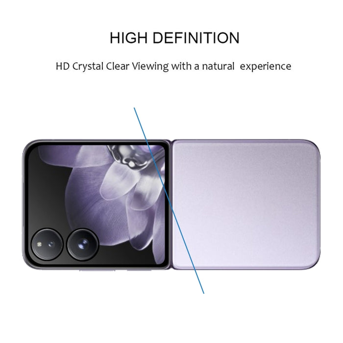 Protector de pantalla de cobertura total con pegamento para bordes de pantalla plegable, For Xiaomi Mix Flip