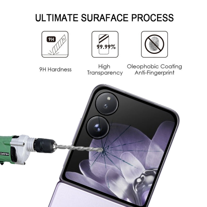 Protector de pantalla de cobertura total con pegamento para bordes de pantalla plegable, For Xiaomi Mix Flip