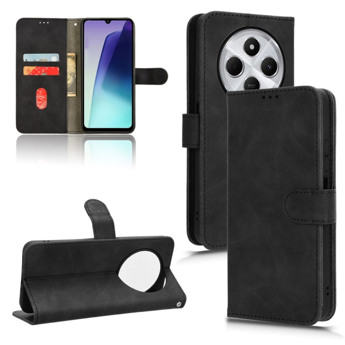 Funda de teléfono de cuero con tapa magnética Skin Feel, For Redmi A7 Pro 171mm / Poco C85x 5G, For Redmi 15a 5G, For Redmi Turbo 5 Max 5G / Poco X8 Pro Max 5G, For Redmi K90 Pro Max / Poco F8 Ultra, For Redmi Note 15 Pro 4G Global 163.2mm             ...