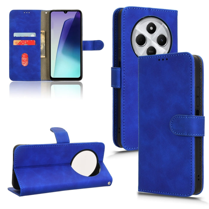 Funda de teléfono de cuero con tapa magnética Skin Feel, For Redmi A7 Pro 171mm / Poco C85x 5G, For Redmi 15a 5G, For Redmi Turbo 5 Max 5G / Poco X8 Pro Max 5G, For Redmi K90 Pro Max / Poco F8 Ultra, For Redmi Note 15 Pro 4G Global 163.2mm             ...