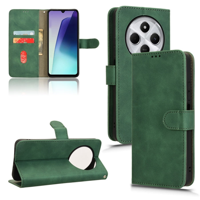 Funda de teléfono de cuero con tapa magnética Skin Feel, For Redmi A7 Pro 171mm / Poco C85x 5G, For Redmi 15a 5G, For Redmi Turbo 5 Max 5G / Poco X8 Pro Max 5G, For Redmi K90 Pro Max / Poco F8 Ultra, For Redmi Note 15 Pro 4G Global 163.2mm             ...