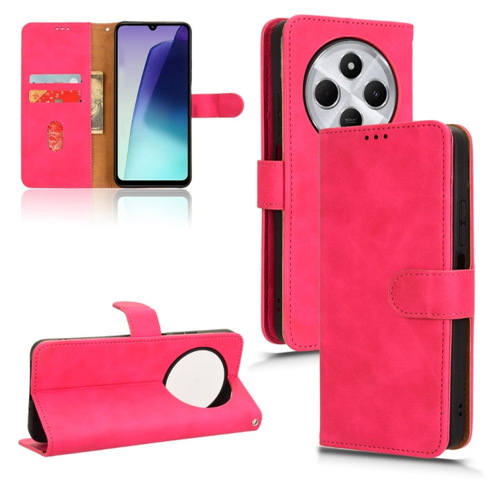 Funda de teléfono de cuero con tapa magnética Skin Feel, For Redmi A7 Pro 171mm / Poco C85x 5G, For Redmi 15a 5G, For Redmi Turbo 5 Max 5G / Poco X8 Pro Max 5G, For Redmi K90 Pro Max / Poco F8 Ultra, For Redmi Note 15 Pro 4G Global 163.2mm             ...