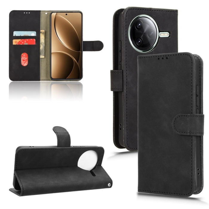 Funda de teléfono de cuero con tapa magnética Skin Feel, For Redmi A7 Pro 171mm / Poco C85x 5G, For Redmi 15a 5G, For Redmi Turbo 5 Max 5G / Poco X8 Pro Max 5G, For Redmi K90 Pro Max / Poco F8 Ultra, For Redmi Note 15 Pro 4G Global 163.2mm             ...