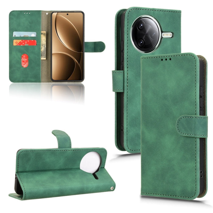 Funda de teléfono de cuero con tapa magnética Skin Feel, For Redmi A7 Pro 171mm / Poco C85x 5G, For Redmi 15a 5G, For Redmi Turbo 5 Max 5G / Poco X8 Pro Max 5G, For Redmi K90 Pro Max / Poco F8 Ultra, For Redmi Note 15 Pro 4G Global 163.2mm             ...