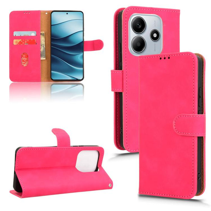 Funda de teléfono de cuero con tapa magnética Skin Feel, For Redmi A7 Pro 171mm / Poco C85x 5G, For Redmi 15a 5G, For Redmi Turbo 5 Max 5G / Poco X8 Pro Max 5G, For Redmi K90 Pro Max / Poco F8 Ultra, For Redmi Note 15 Pro 4G Global 163.2mm             ...