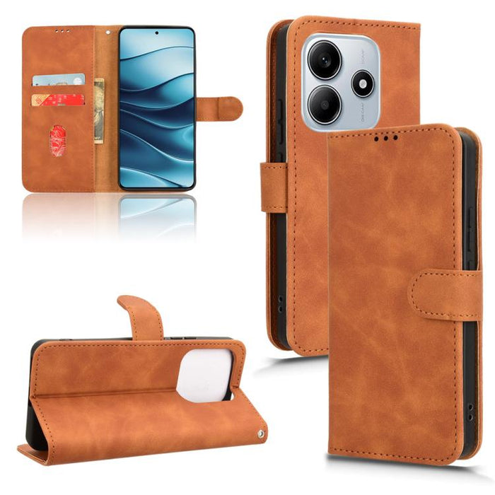 Funda de teléfono de cuero con tapa magnética Skin Feel, For Redmi A7 Pro 171mm / Poco C85x 5G, For Redmi 15a 5G, For Redmi Turbo 5 Max 5G / Poco X8 Pro Max 5G, For Redmi K90 Pro Max / Poco F8 Ultra, For Redmi Note 15 Pro 4G Global 163.2mm             ...
