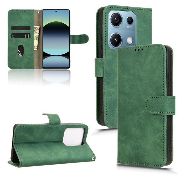 Funda de teléfono de cuero con tapa magnética Skin Feel, For Redmi A7 Pro 171mm / Poco C85x 5G, For Redmi 15a 5G, For Redmi Turbo 5 Max 5G / Poco X8 Pro Max 5G, For Redmi K90 Pro Max / Poco F8 Ultra, For Redmi Note 15 Pro 4G Global 163.2mm             ...