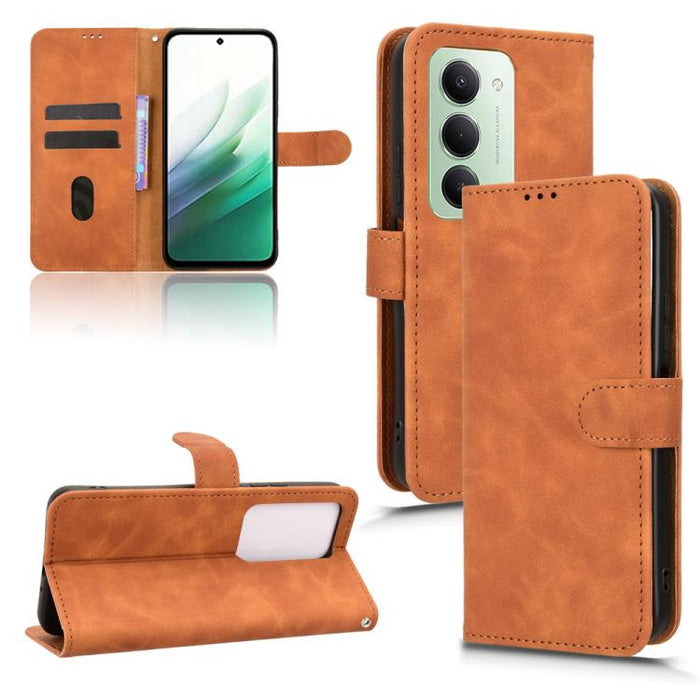 Funda de teléfono de cuero con tapa magnética Skin Feel, For Redmi A7 Pro 171mm / Poco C85x 5G, For Redmi 15a 5G, For Redmi Turbo 5 Max 5G / Poco X8 Pro Max 5G, For Redmi K90 Pro Max / Poco F8 Ultra, For Redmi Note 15 Pro 4G Global 163.2mm             ...