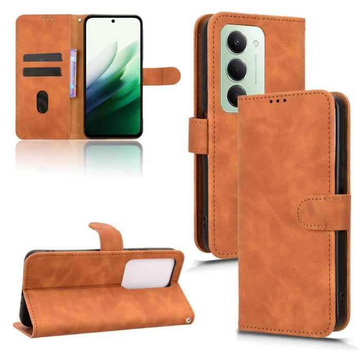 Funda de teléfono de cuero con tapa magnética Skin Feel, For Redmi A7 Pro 171mm / Poco C85x 5G, For Redmi 15a 5G, For Redmi Turbo 5 Max 5G / Poco X8 Pro Max 5G, For Redmi K90 Pro Max / Poco F8 Ultra, For Redmi Note 15 Pro 4G Global 163.2mm             ...