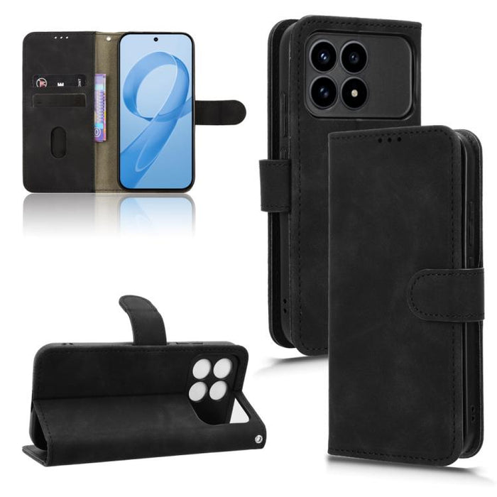 Funda de teléfono de cuero con tapa magnética Skin Feel, For Redmi A7 Pro 171mm / Poco C85x 5G, For Redmi 15a 5G, For Redmi Turbo 5 Max 5G / Poco X8 Pro Max 5G, For Redmi K90 Pro Max / Poco F8 Ultra, For Redmi Note 15 Pro 4G Global 163.2mm             ...