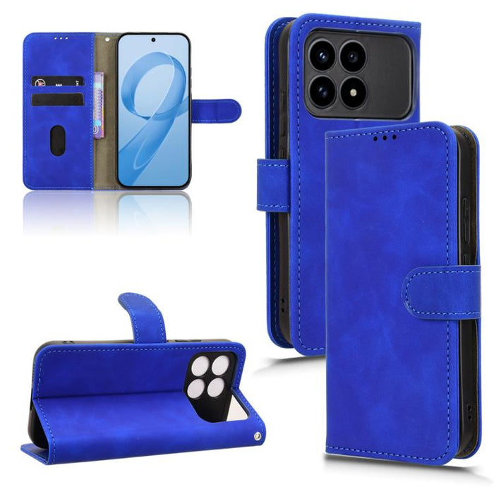 Funda de teléfono de cuero con tapa magnética Skin Feel, For Redmi A7 Pro 171mm / Poco C85x 5G, For Redmi 15a 5G, For Redmi Turbo 5 Max 5G / Poco X8 Pro Max 5G, For Redmi K90 Pro Max / Poco F8 Ultra, For Redmi Note 15 Pro 4G Global 163.2mm             ...