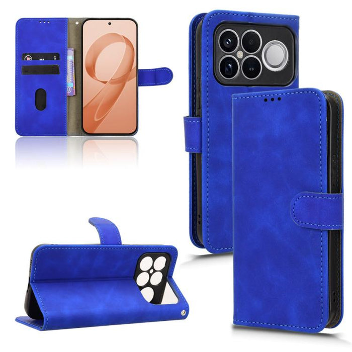 Funda de teléfono de cuero con tapa magnética Skin Feel, For Redmi A7 Pro 171mm / Poco C85x 5G, For Redmi 15a 5G, For Redmi Turbo 5 Max 5G / Poco X8 Pro Max 5G, For Redmi K90 Pro Max / Poco F8 Ultra, For Redmi Note 15 Pro 4G Global 163.2mm             ...
