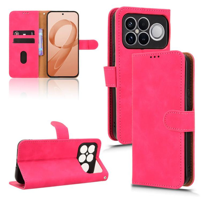 Funda de teléfono de cuero con tapa magnética Skin Feel, For Redmi A7 Pro 171mm / Poco C85x 5G, For Redmi 15a 5G, For Redmi Turbo 5 Max 5G / Poco X8 Pro Max 5G, For Redmi K90 Pro Max / Poco F8 Ultra, For Redmi Note 15 Pro 4G Global 163.2mm             ...