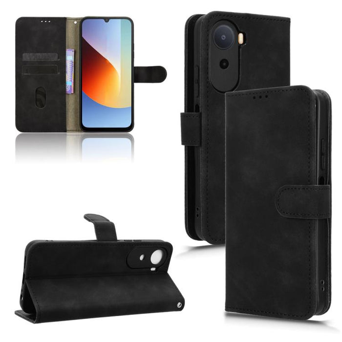 Funda de teléfono de cuero con tapa magnética Skin Feel, For Redmi A7 Pro 171mm / Poco C85x 5G, For Redmi 15a 5G, For Redmi Turbo 5 Max 5G / Poco X8 Pro Max 5G, For Redmi K90 Pro Max / Poco F8 Ultra, For Redmi Note 15 Pro 4G Global 163.2mm             ...