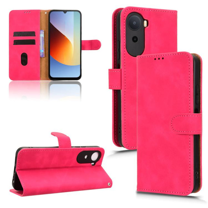 Funda de teléfono de cuero con tapa magnética Skin Feel, For Redmi A7 Pro 171mm / Poco C85x 5G, For Redmi 15a 5G, For Redmi Turbo 5 Max 5G / Poco X8 Pro Max 5G, For Redmi K90 Pro Max / Poco F8 Ultra, For Redmi Note 15 Pro 4G Global 163.2mm             ...