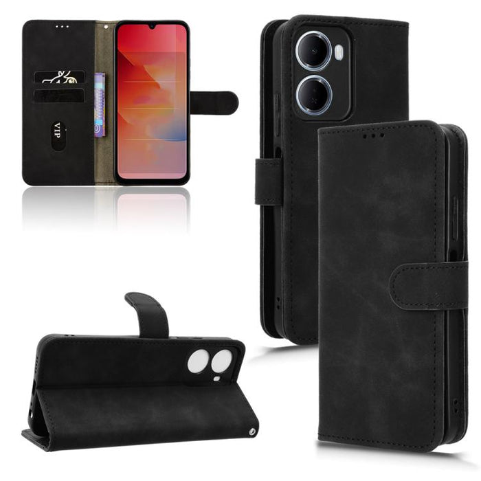 Funda de teléfono de cuero con tapa magnética Skin Feel, For Redmi A7 Pro 171mm / Poco C85x 5G, For Redmi 15a 5G, For Redmi Turbo 5 Max 5G / Poco X8 Pro Max 5G, For Redmi K90 Pro Max / Poco F8 Ultra, For Redmi Note 15 Pro 4G Global 163.2mm             ...