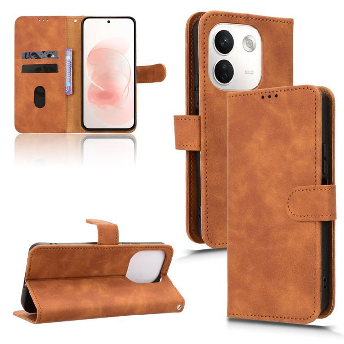Funda de teléfono de cuero con tapa magnética Skin Feel, For Redmi A7 Pro 171mm / Poco C85x 5G, For Redmi 15a 5G, For Redmi Turbo 5 Max 5G / Poco X8 Pro Max 5G, For Redmi K90 Pro Max / Poco F8 Ultra, For Redmi Note 15 Pro 4G Global 163.2mm             ...