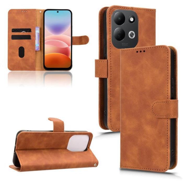Funda de teléfono de cuero con tapa magnética Skin Feel, For Redmi A7 Pro 171mm / Poco C85x 5G, For Redmi 15a 5G, For Redmi Turbo 5 Max 5G / Poco X8 Pro Max 5G, For Redmi K90 Pro Max / Poco F8 Ultra, For Redmi Note 15 Pro 4G Global 163.2mm             ...