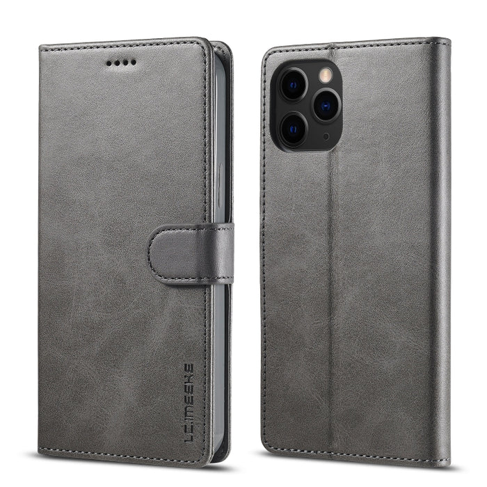 LC.IMEEKE Estuche de cuero con tapa horizontal con textura de becerro con soporte y ranuras para tarjetas y billetera, For Xiaomi Redmi 9A, For iPhone 12 mini, For iPhone 12 / 12 Pro, For iPhone 12 Pro Max