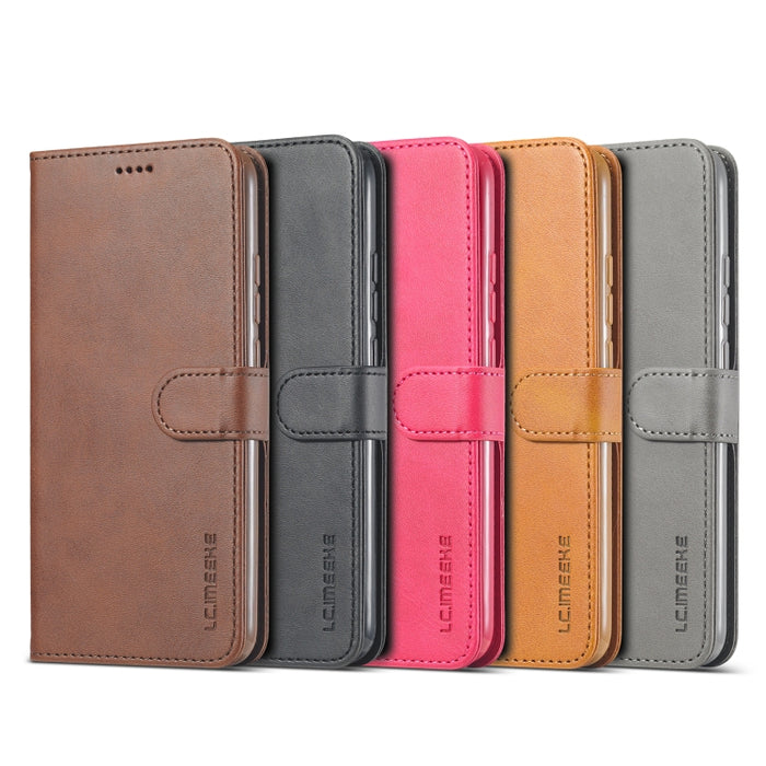 LC.IMEEKE Estuche de cuero con tapa horizontal con textura de becerro con soporte y ranuras para tarjetas y billetera, For Xiaomi Redmi 9A, For iPhone 12 mini, For iPhone 12 / 12 Pro, For iPhone 12 Pro Max