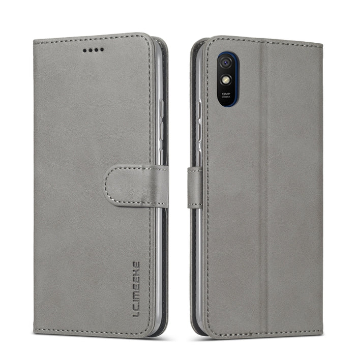 LC.IMEEKE Estuche de cuero con tapa horizontal con textura de becerro con soporte y ranuras para tarjetas y billetera, For Xiaomi Redmi 9A, For iPhone 12 mini, For iPhone 12 / 12 Pro, For iPhone 12 Pro Max