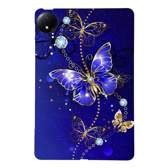 Funda de TPU para tableta inteligente con diseño de rosa dorada, For Redmi K Pad 2 8.8 inch 2026, For Redmi Pad 2 9.7 inch, For Redmi Pad Pro / Pad Pro 5G, For Redmi Pad SE 8.7 4G, For Redmi Pad SE, For Redmi Pad 10.61