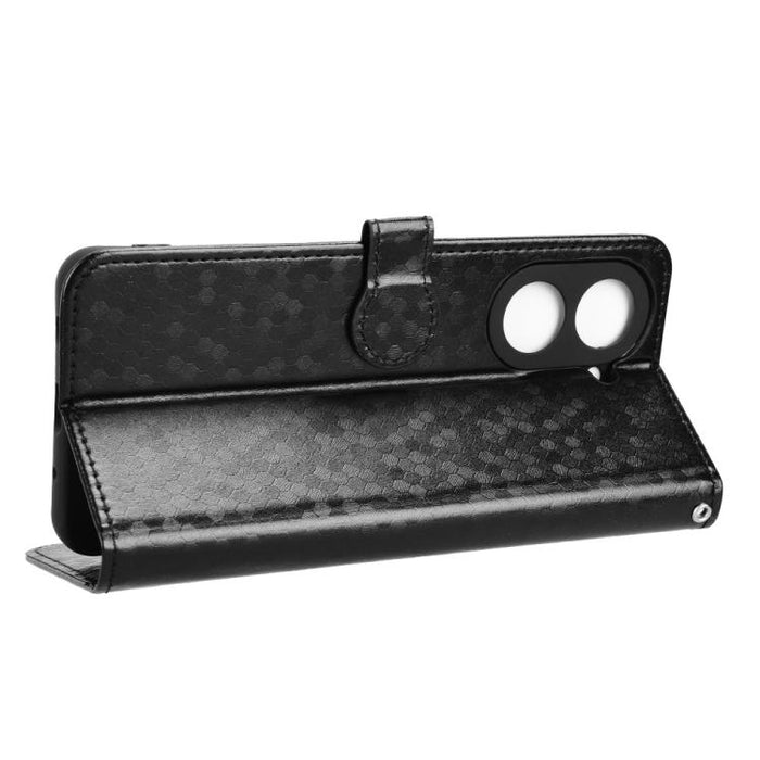 Funda de cuero para teléfono con textura de puntos en forma de panal, For Xiaomi Poco X7 Pro 5G / Redmi Turbo 4 5G, For Xiaomi Poco M7 Pro 5G / Redmi Note 14 5G, For Redmi K80 / K80 Pro, For Redmi Note 14 Pro 4G, For Redmi Note 14 4G 163.25mm          ...