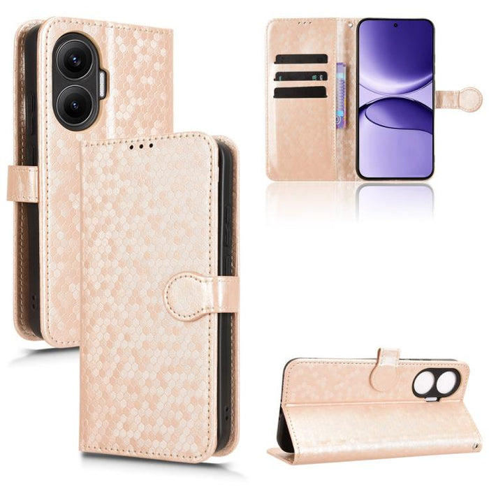 Funda de cuero para teléfono con textura de puntos en forma de panal, For Redmi A7 Pro 171mm / Poco C85x 5G, For Redmi 15a 5G / R70 5G / R70m 5G, For Redmi Turbo 5 Max 5G / Poco X8 Pro Max 5G, For Redmi Note 15 5G / 4G 164mm / Poco M8 5G               ...