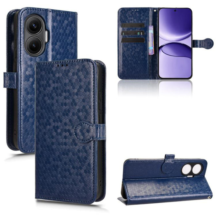 Funda de cuero para teléfono con textura de puntos en forma de panal, For Redmi A7 Pro 171mm / Poco C85x 5G, For Redmi 15a 5G / R70 5G / R70m 5G, For Redmi Turbo 5 Max 5G / Poco X8 Pro Max 5G, For Redmi Note 15 5G / 4G 164mm / Poco M8 5G               ...