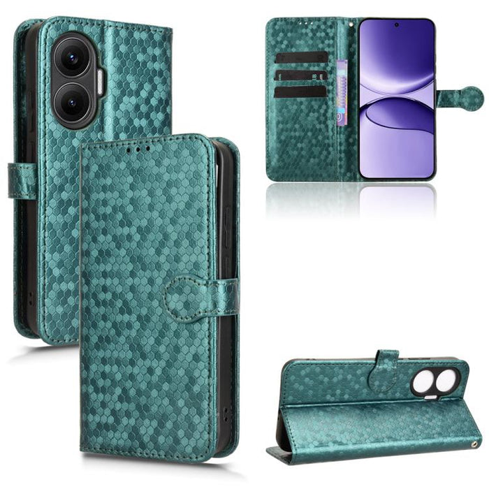 Funda de cuero para teléfono con textura de puntos en forma de panal, For Redmi A7 Pro 171mm / Poco C85x 5G, For Redmi 15a 5G / R70 5G / R70m 5G, For Redmi Turbo 5 Max 5G / Poco X8 Pro Max 5G, For Redmi Note 15 5G / 4G 164mm / Poco M8 5G               ...