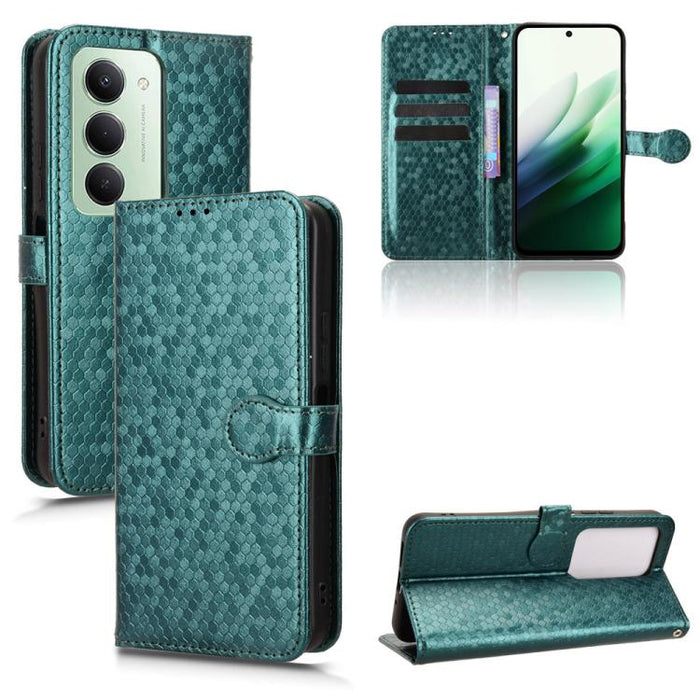 Funda de cuero para teléfono con textura de puntos en forma de panal, For Redmi A7 Pro 171mm / Poco C85x 5G, For Redmi 15a 5G / R70 5G / R70m 5G, For Redmi Turbo 5 Max 5G / Poco X8 Pro Max 5G, For Redmi Note 15 5G / 4G 164mm / Poco M8 5G               ...