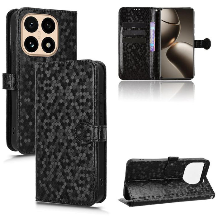Funda de cuero para teléfono con textura de puntos en forma de panal, For Redmi A7 Pro 171mm / Poco C85x 5G, For Redmi 15a 5G / R70 5G / R70m 5G, For Redmi Turbo 5 Max 5G / Poco X8 Pro Max 5G, For Redmi Note 15 5G / 4G 164mm / Poco M8 5G               ...