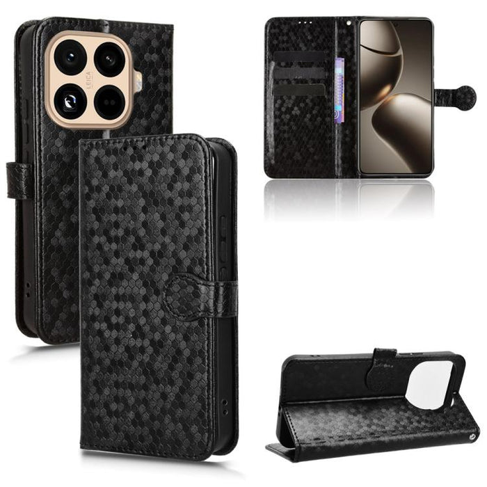Funda de cuero para teléfono con textura de puntos en forma de panal, For Redmi A7 Pro 171mm / Poco C85x 5G, For Redmi 15a 5G / R70 5G / R70m 5G, For Redmi Turbo 5 Max 5G / Poco X8 Pro Max 5G, For Redmi Note 15 5G / 4G 164mm / Poco M8 5G               ...