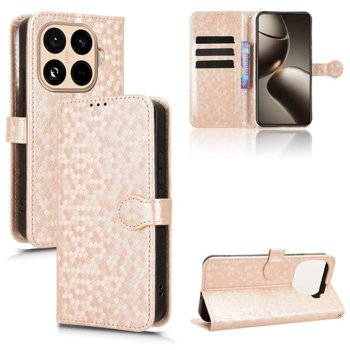 Funda de cuero para teléfono con textura de puntos en forma de panal, For Redmi A7 Pro 171mm / Poco C85x 5G, For Redmi 15a 5G / R70 5G / R70m 5G, For Redmi Turbo 5 Max 5G / Poco X8 Pro Max 5G, For Redmi Note 15 5G / 4G 164mm / Poco M8 5G               ...